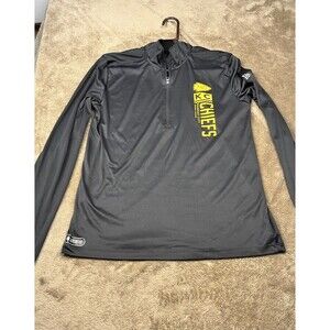 New Era Kansas City Chiefs long sleeve Combine Training quarter zip Shirt Medium
